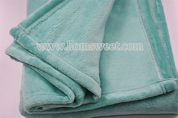 Hot Selling Solid Mink Fleece Throw