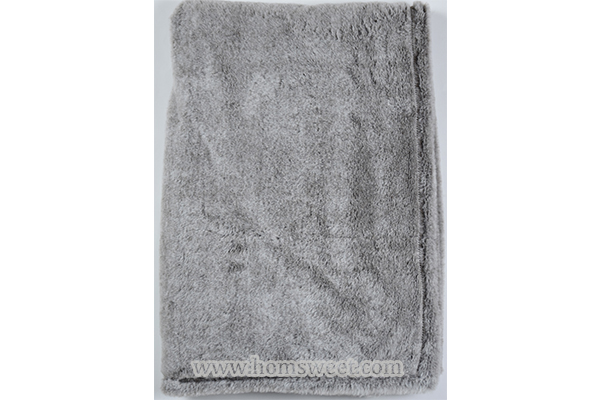 Fashion Bottom Printed Faux Fur Throw 