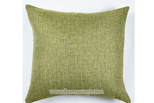 Luxury Jacquard Linen Pillow                                                                                                                                                                                                                           - Fabric