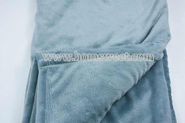 Hot Selling Solid Mink Fleece Throw