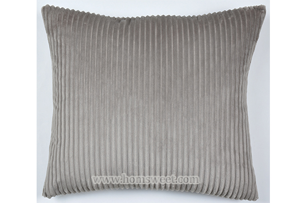 Fashion Jacquard Mink Fleece Pillow