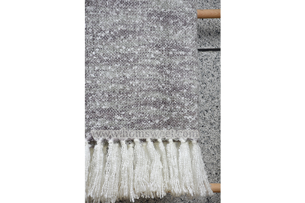 Elegant Faux Mohair Woven Throw