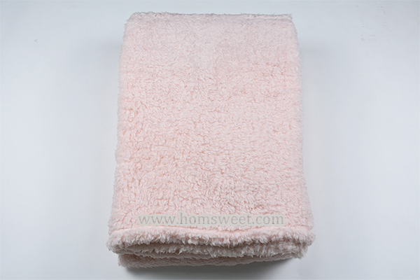 Simply 1 layer Sherpa throw