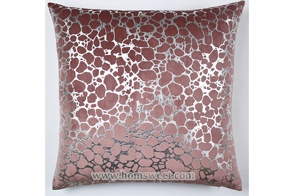 Luxury Foil Printed Velvet Pillow